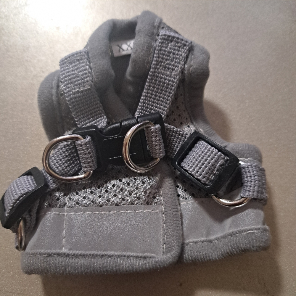 Gauterf Gray XXSmall Harness Vest‎ Pet Dog